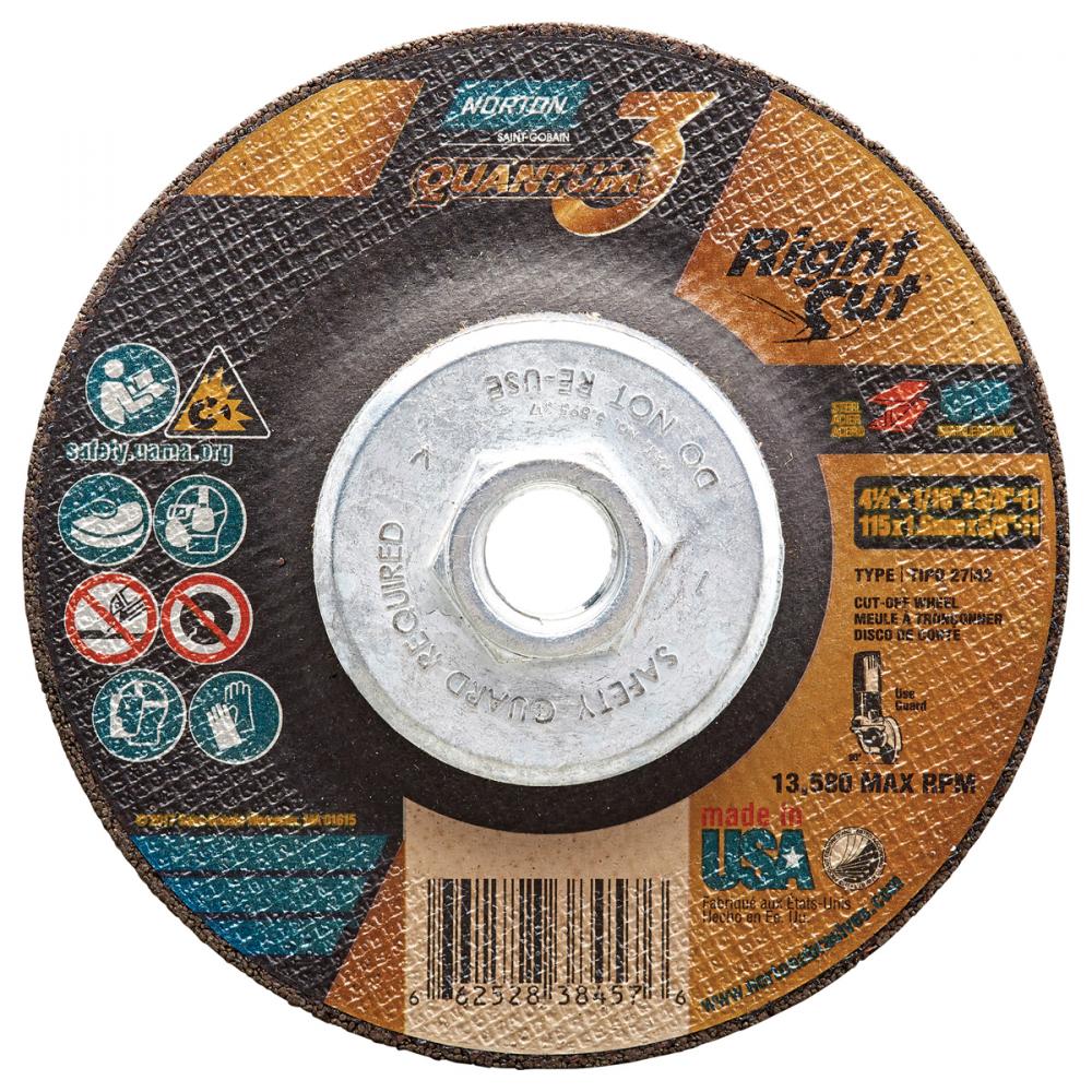 4-1/2in.X1/16in.X5/8in.-11 Cut Wheel (10/BX)