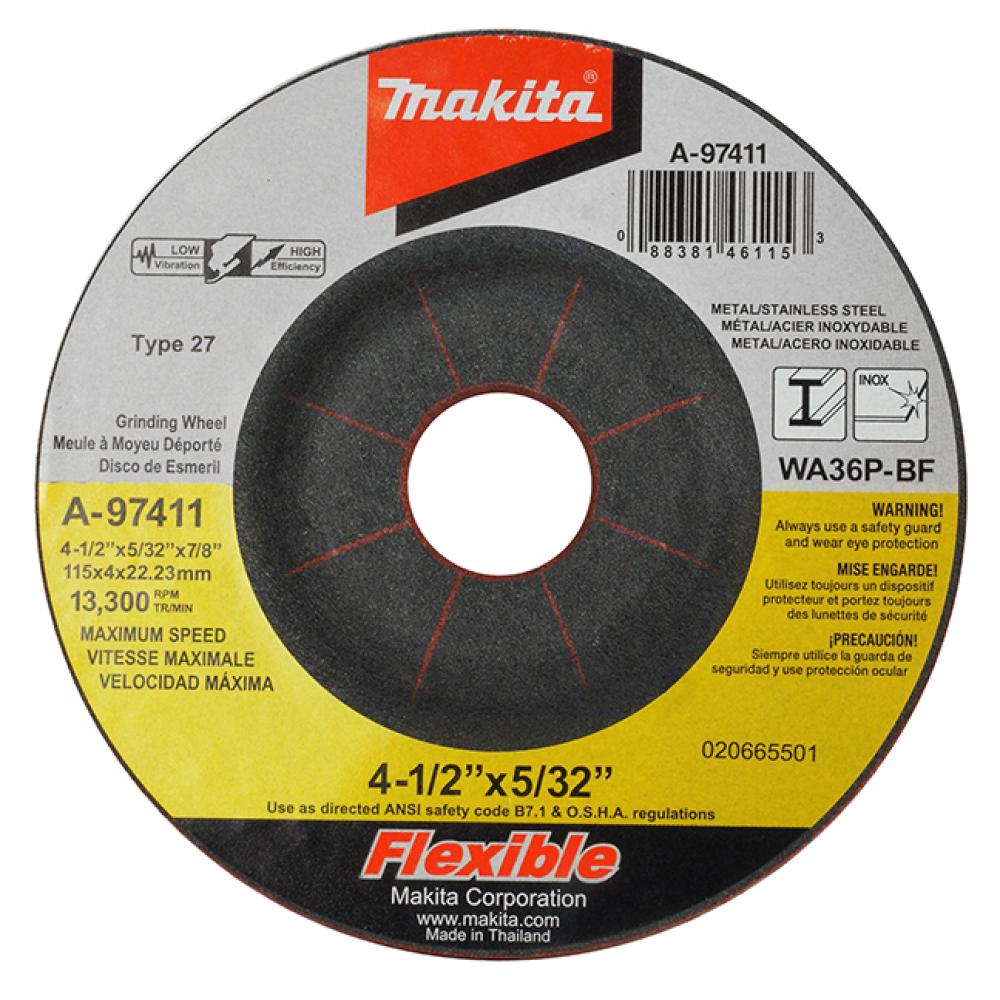 Cordless Flexible Depressed Center Grinding Wheels