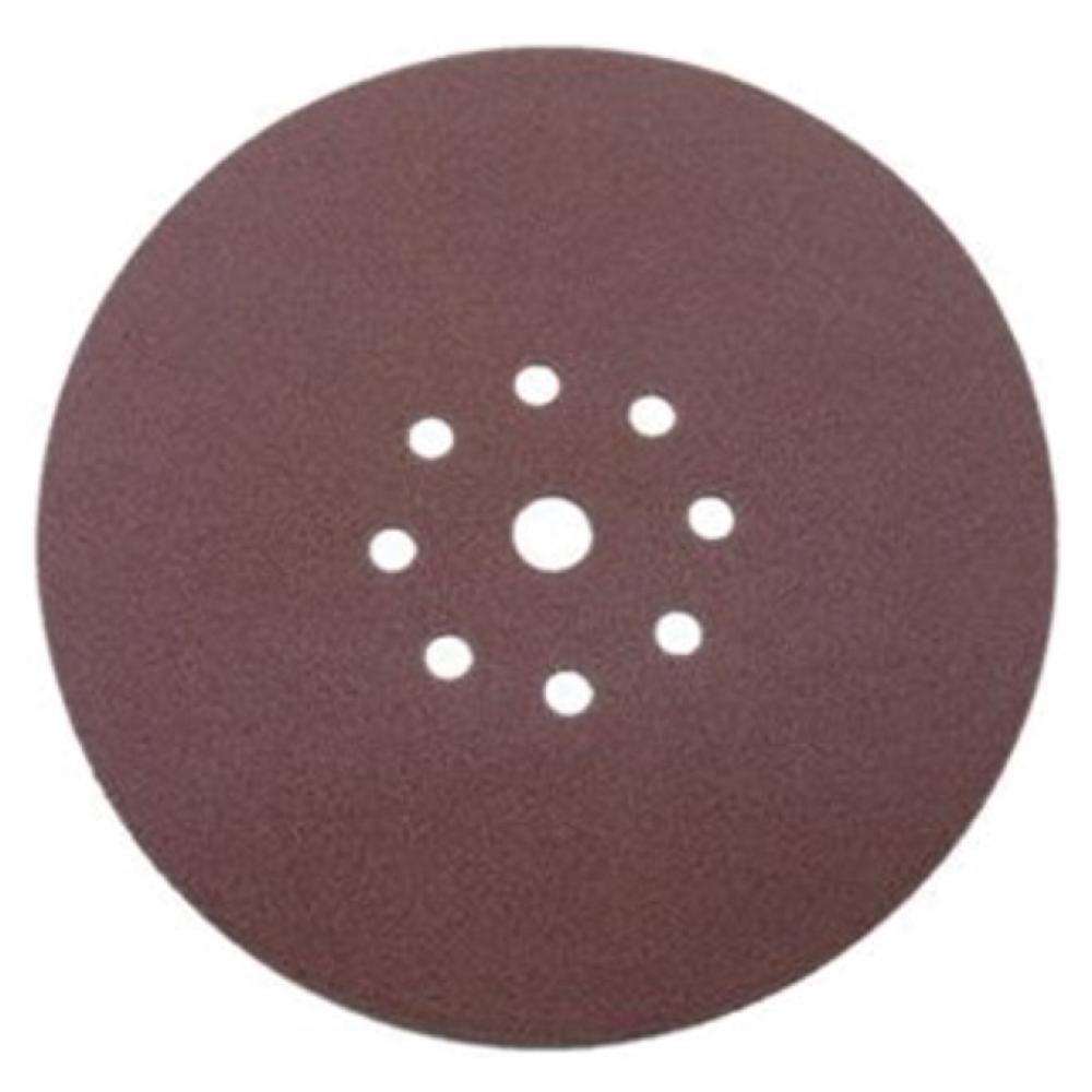 ABRASIVE PAPER DISC 9 HOLES 80G 25/SET