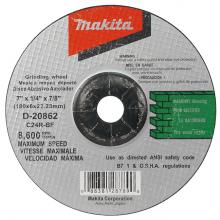 Makita D-20862 - Masonry Depressed Center Grinding Wheels