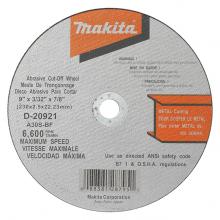 Makita D-20921 - Cut Off Wheels