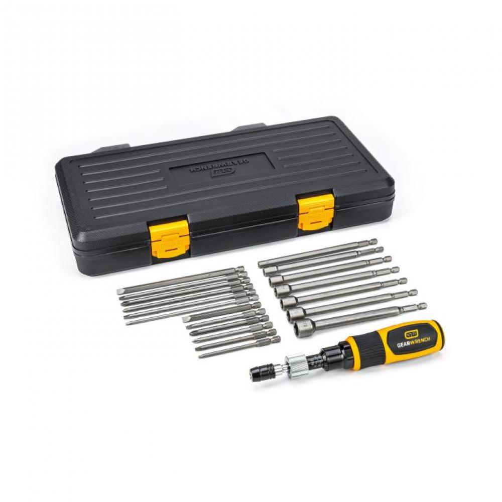 20 Pc. 1/4&#34; Drive Torque Screwdriver Set