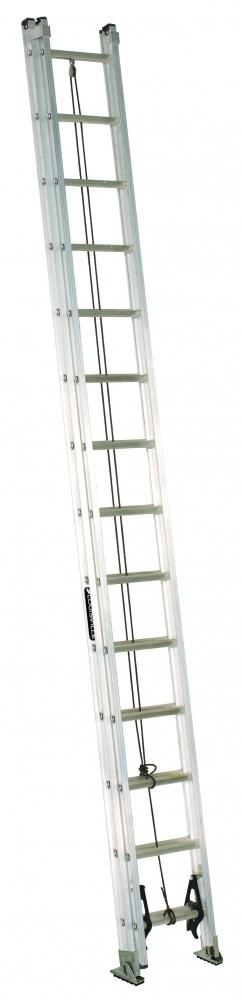 28&#39; Aluminum Extension Ladder, Type IA, 300 lb Load Capacity