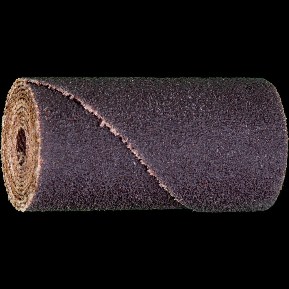 PFERD Cartridge Roll, 1&#34; x 2, 3/16&#34; arbor, Untapered shape, 80 Grit, Aluminum oxide