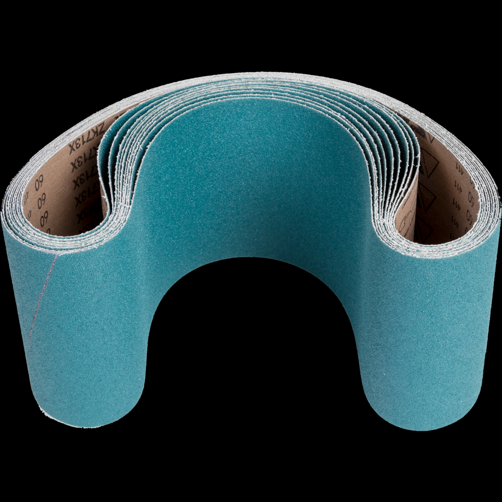 PFERD Abrasive Benchstand Belt, 48&#34; x 6, 60 Grit, Zirconia