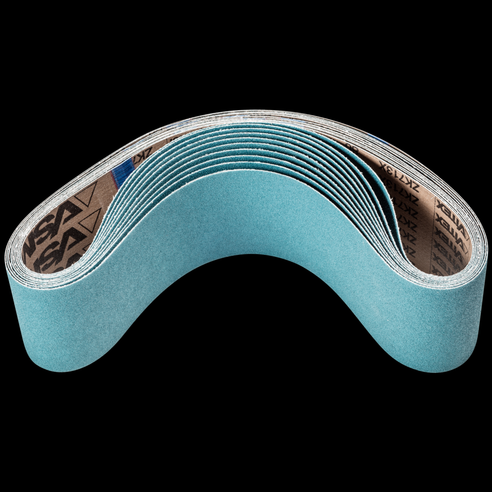 PFERD Abrasive Benchstand Belt, 36&#34; x 4, 80 Grit, Zirconia