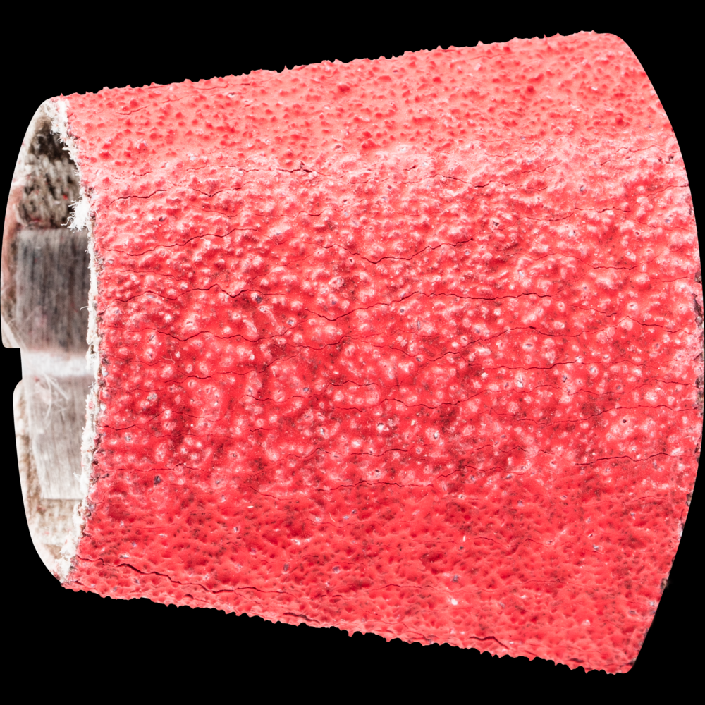 PFERD Spiral Band, 1-1/8&#34; x 7/8 x 1-3/16, Tapered Shape, 60 Grit,Ceramic oxide CO-COOL