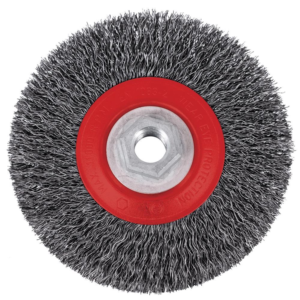 Crimped Wire Wheel Brushes for Angle Grinders