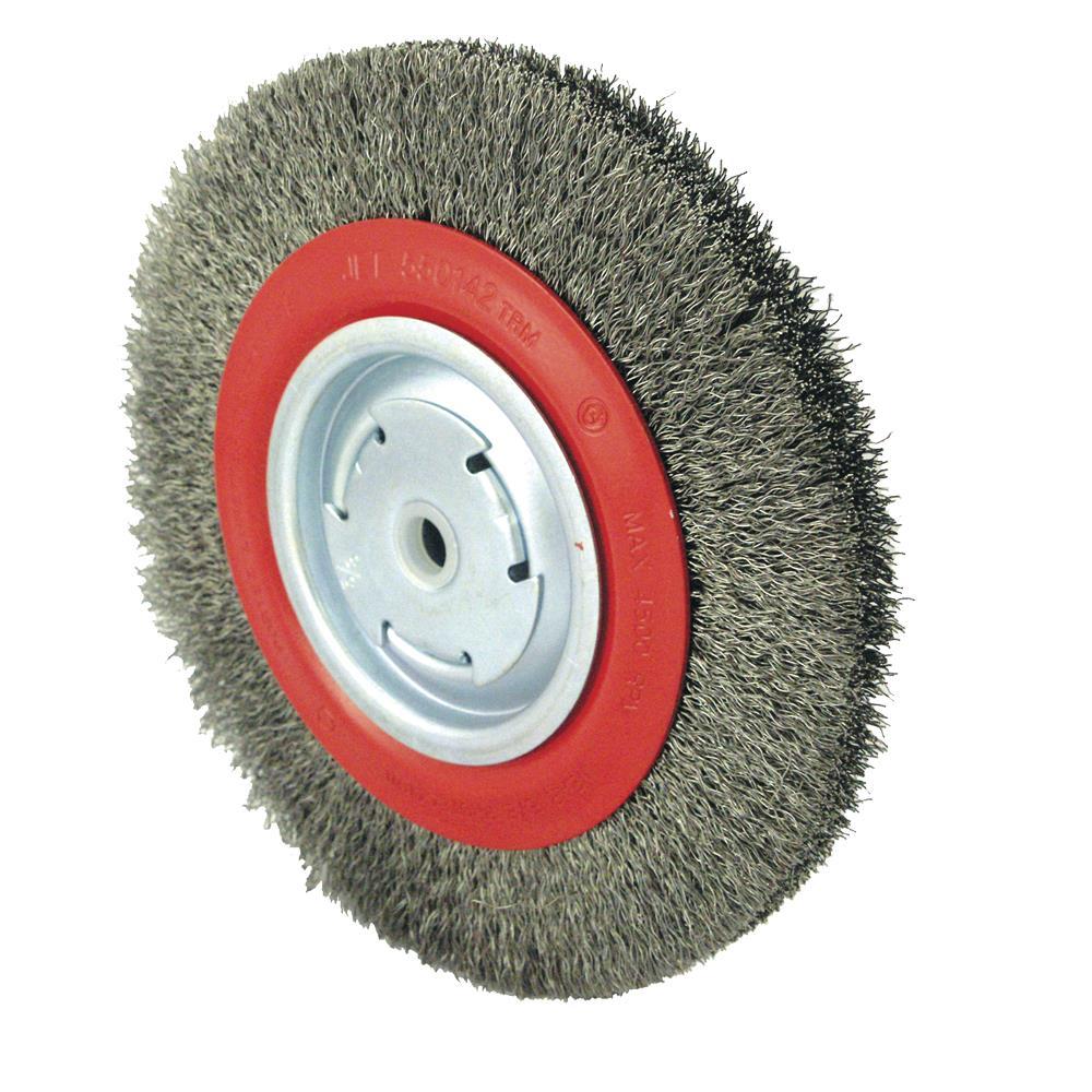 High Performance Crimped Wire Wheel Brushes for Bench Grinders