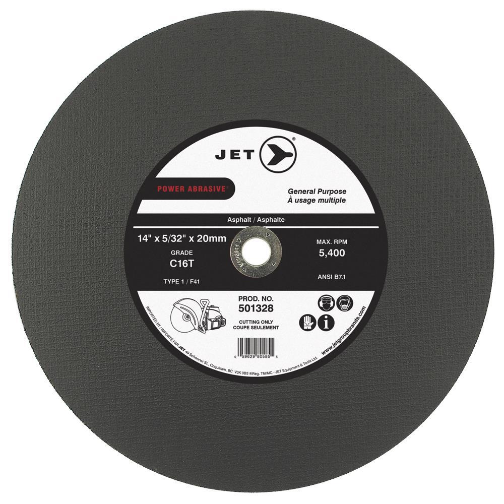 Power Abrasive General Purpose Cut-Off Wheels for High Speed Gas Saws
