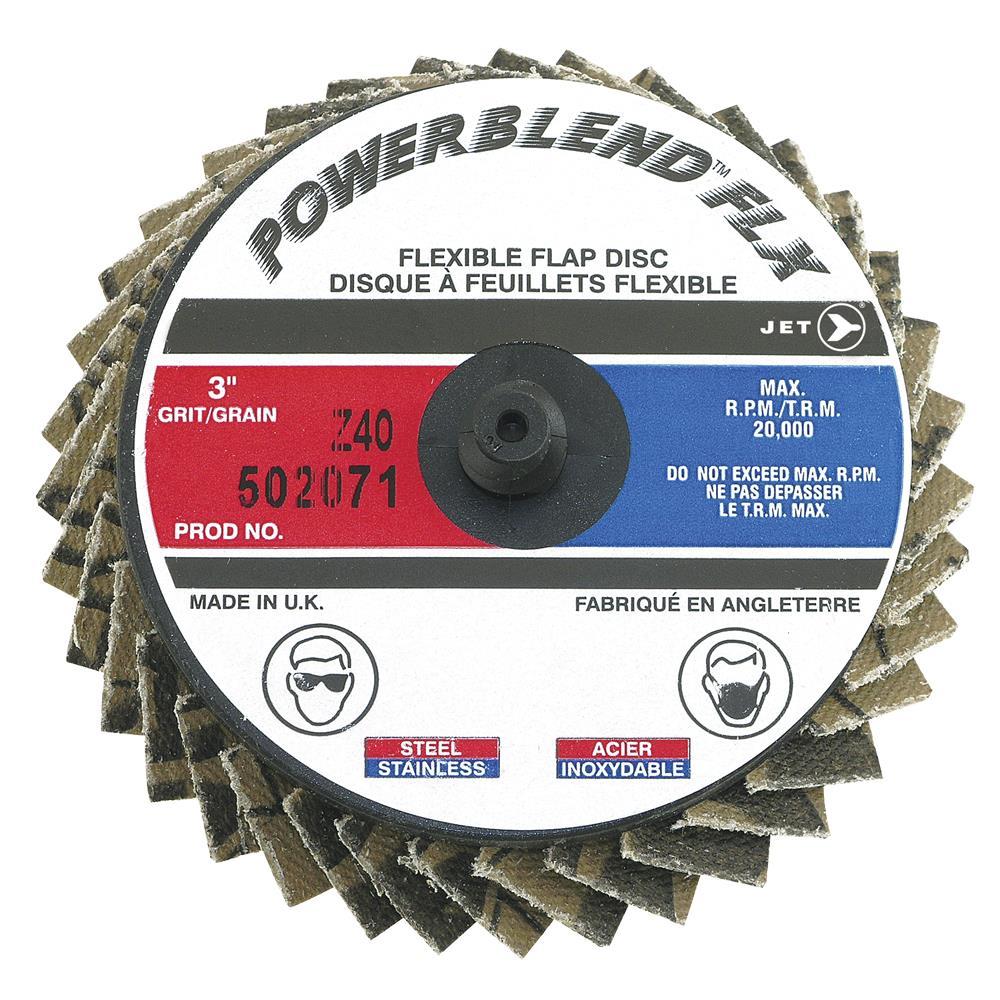POWERBLEND FLX High Performance Roll-On Flap Discs for Die Grinders