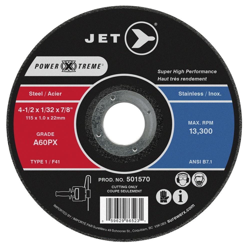 Power Xtreme Super High Performance Cut-Off Wheels for Angle Grinders