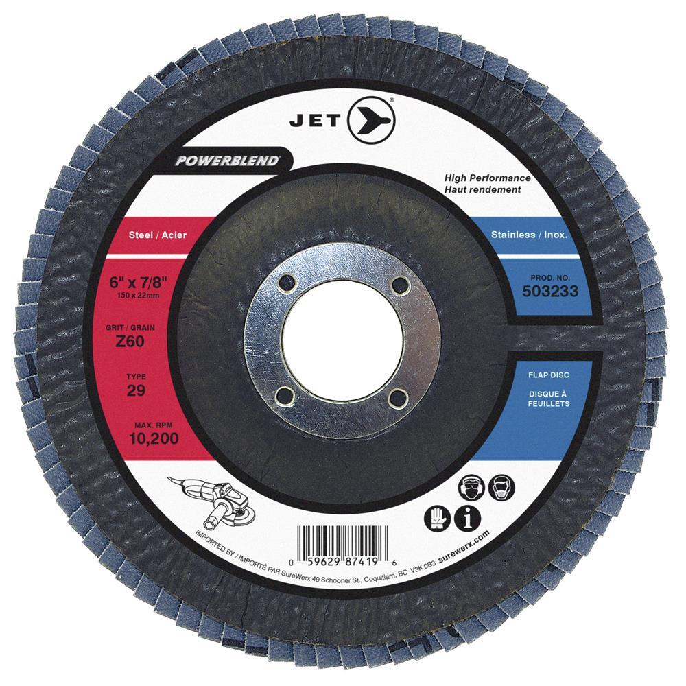 POWERBLEND High Performance Flap Discs for Angle Grinders