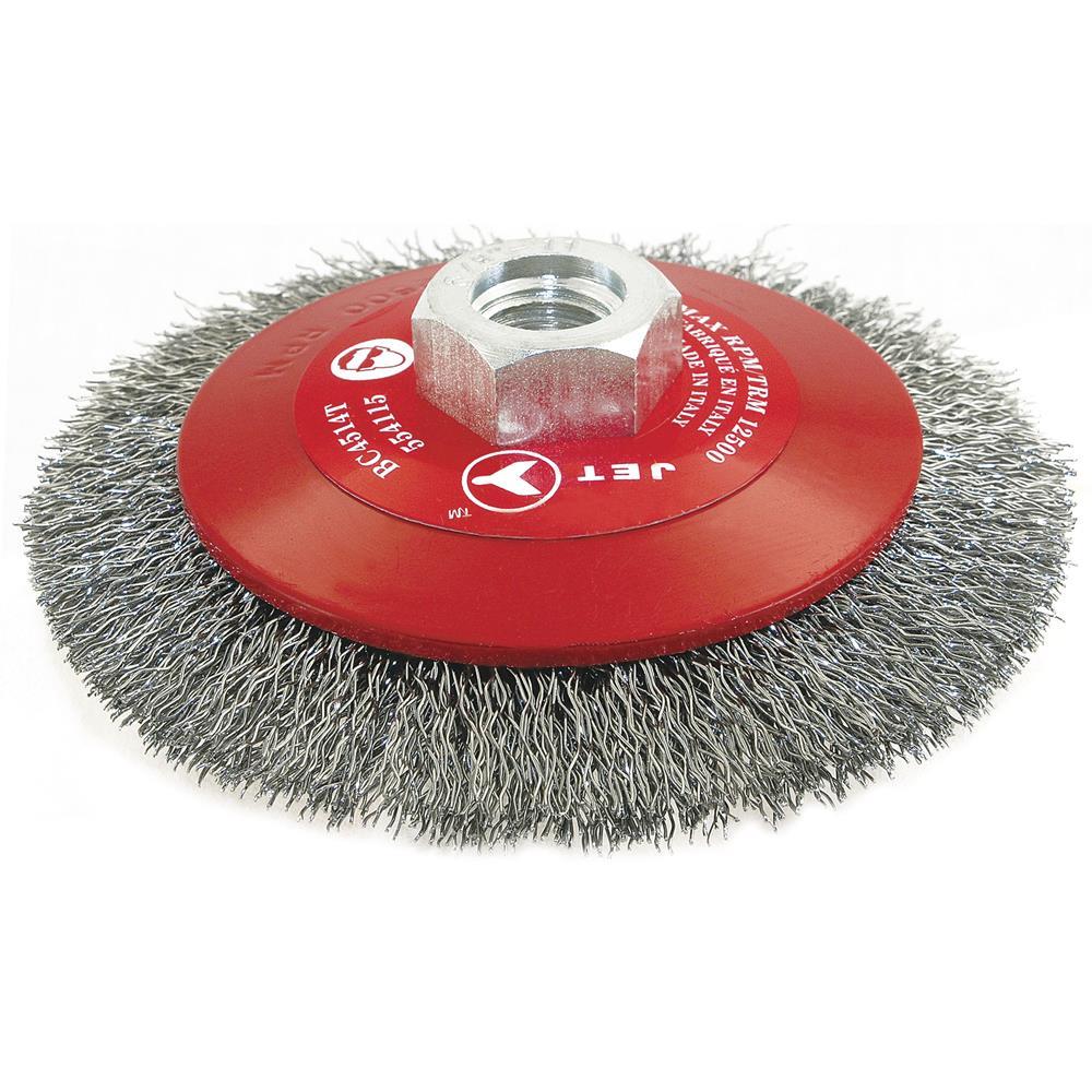 High Performance Crimped Conical Brushes
