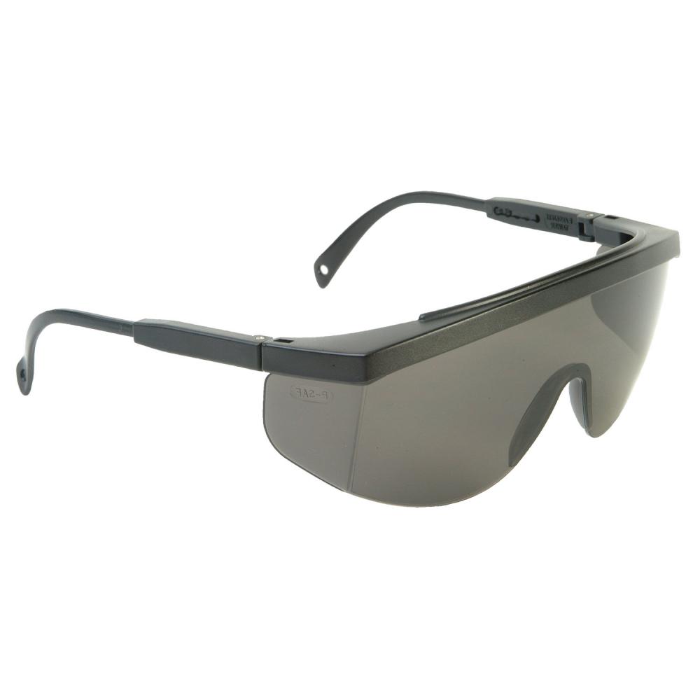 Galaxy™ Safety Eyewear - Black Frame - Smoke Lens