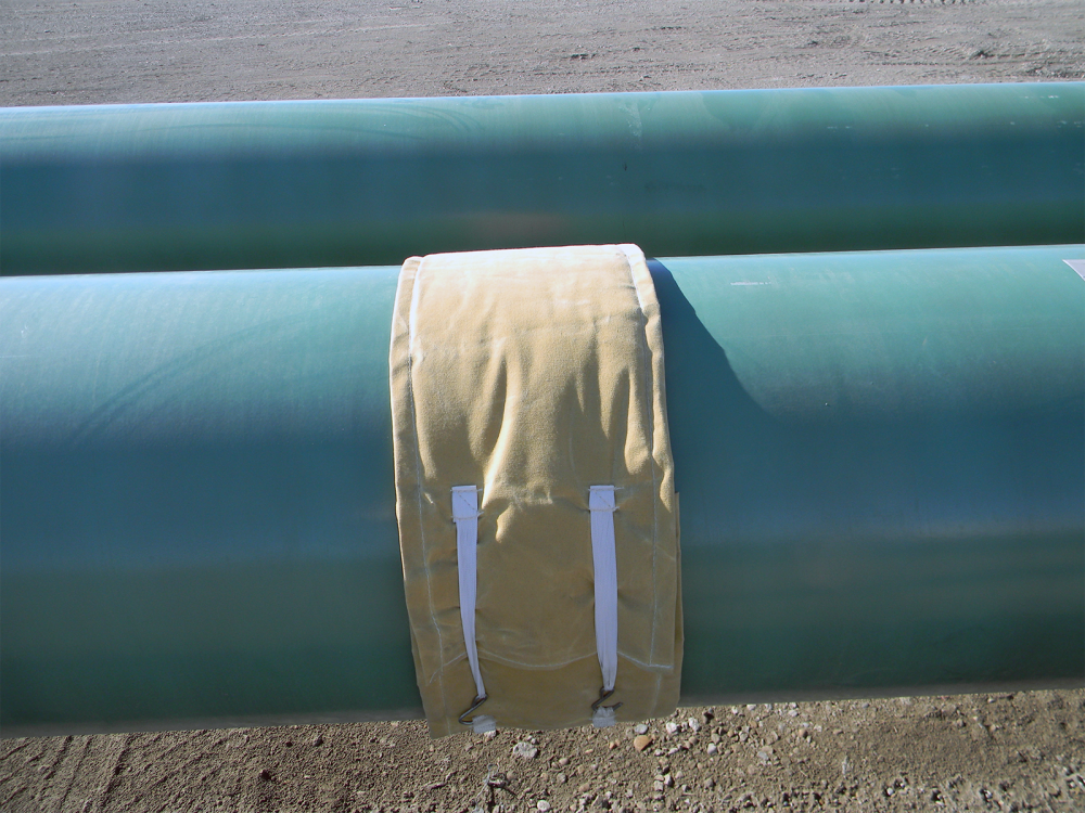 WELDING BLANKET, 42&#34; PIPE (12&#34; WIDE) 12OZ