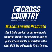 Cross Country Pipeline Misc123 - MISC Item