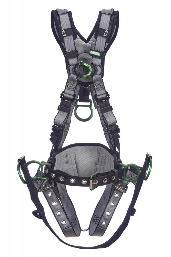 V-FIT Derrick Harness, Super Extra Large, Back, Chest & Hip D-Rings, Tongue Buck