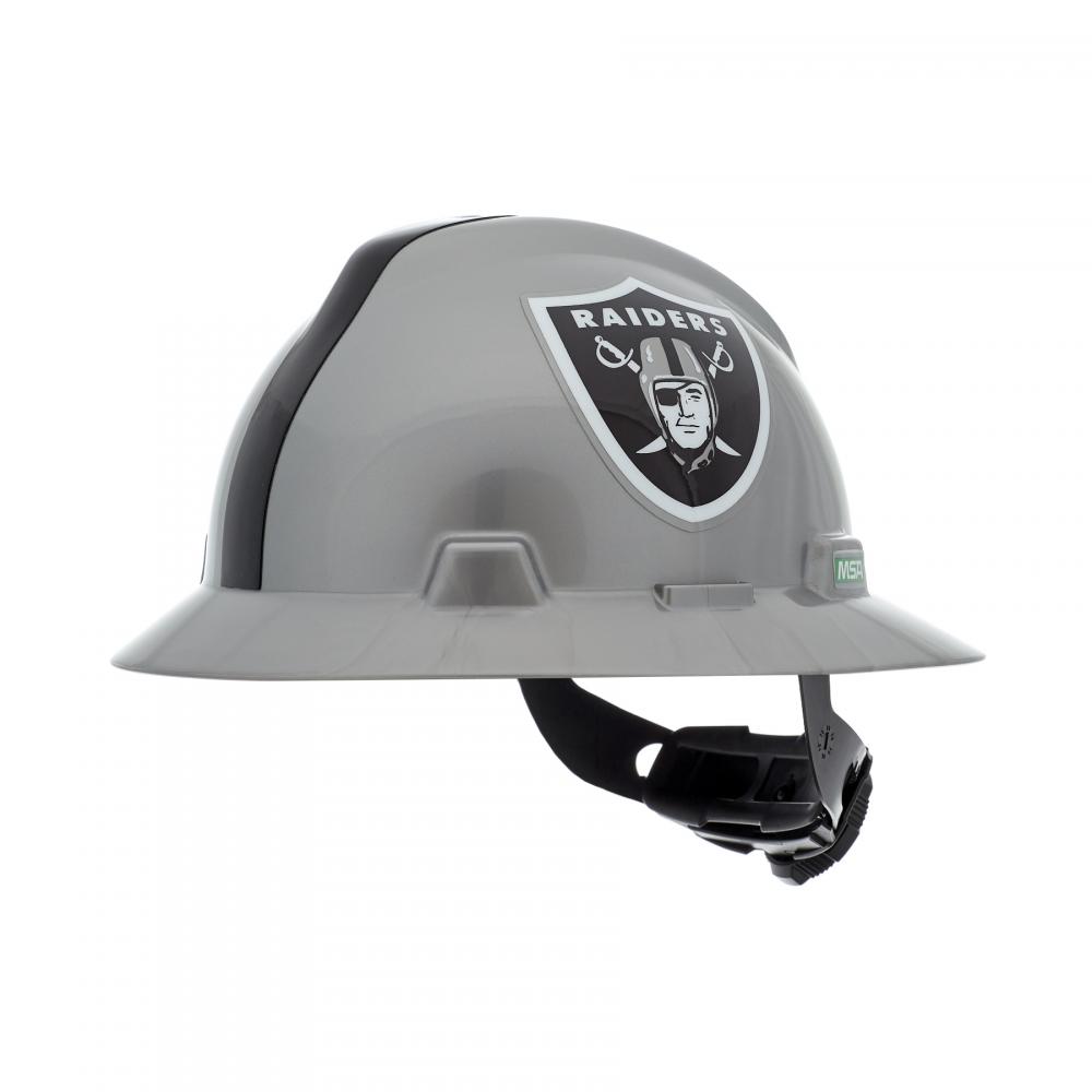 NFL V-Gard Full Brim Hard Hat, Oakland Raiders