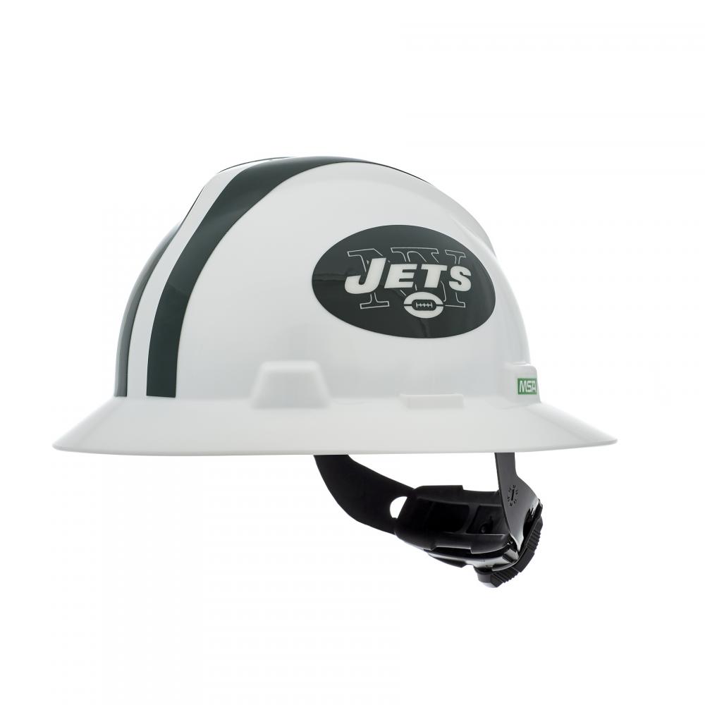 NFL V-Gard Full Brim Hard Hat, New York Jets