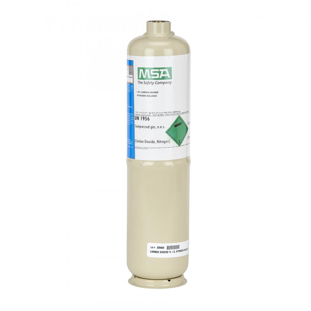 Calibration Cylinder, 100 L, Non-Reactive, (CO2), 1.5% CO2 in Nitrogen