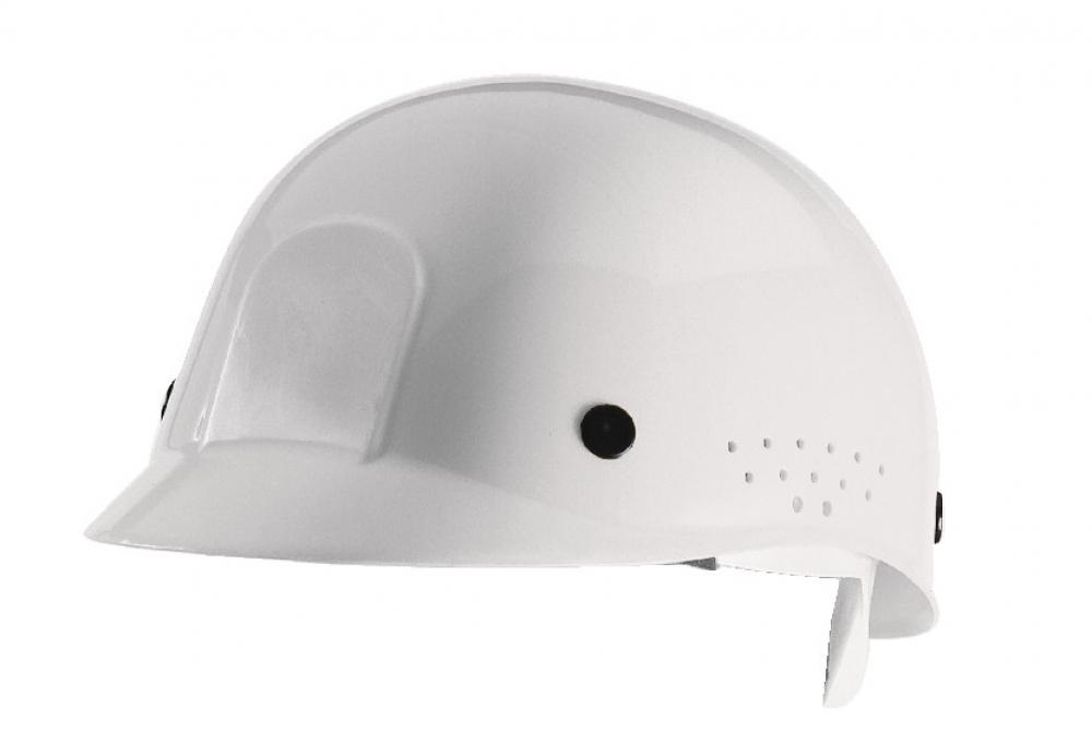 Bump Cap, White w/Platic Suspension