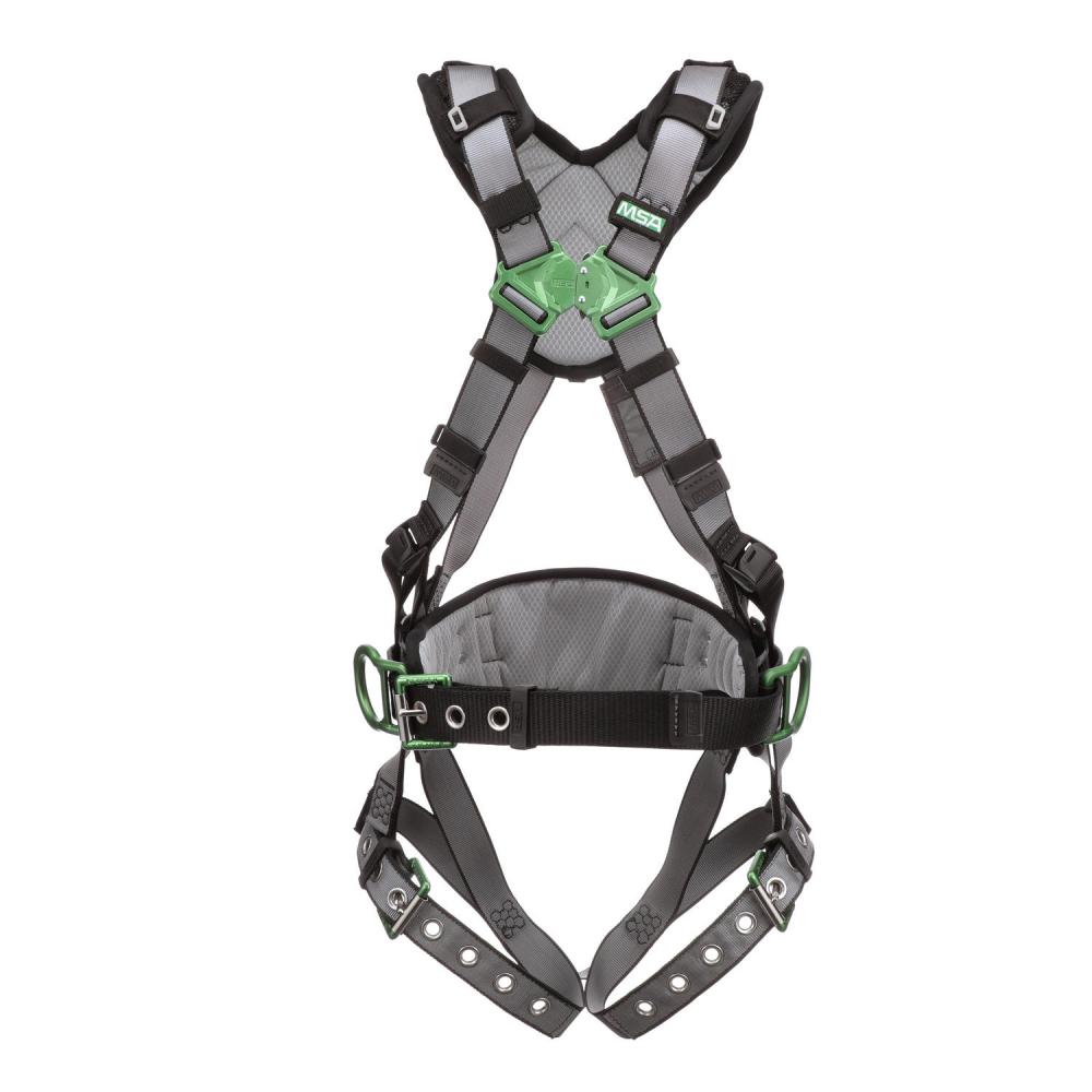 V-FIT Construction Harness, Extra Large, Back & Hip D-Rings, Tongue Buckle Leg S
