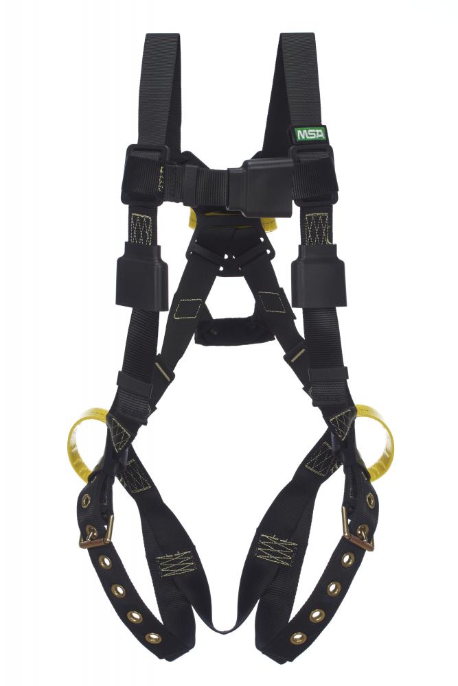 Workman Arc Flash Vest-Style Harness, BACK WEB Loop, Tongue Buckle leg straps, R