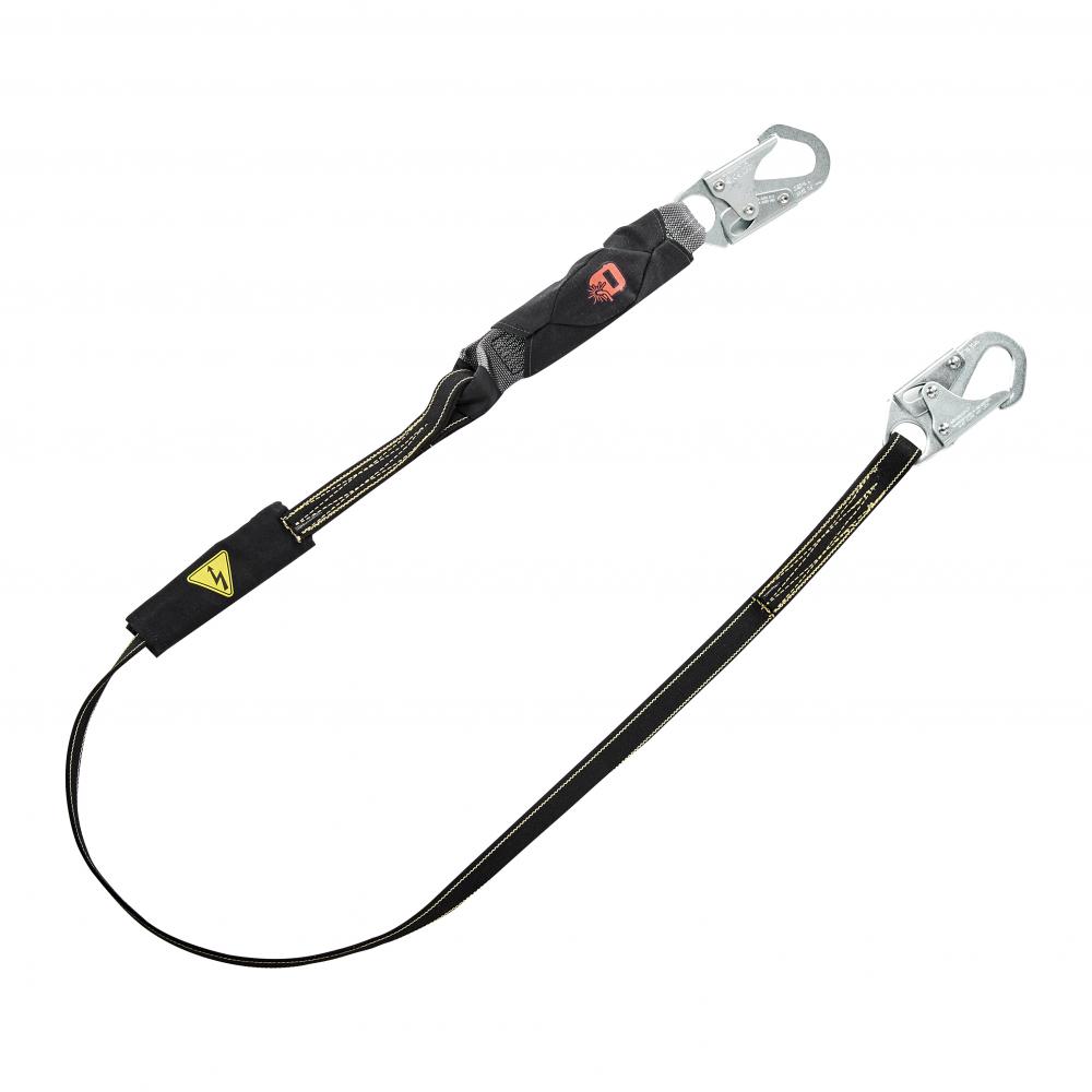 V-Series, High Heat, web, single-leg fixed energy absorbing lanyard, 6&#39;, 36C sma