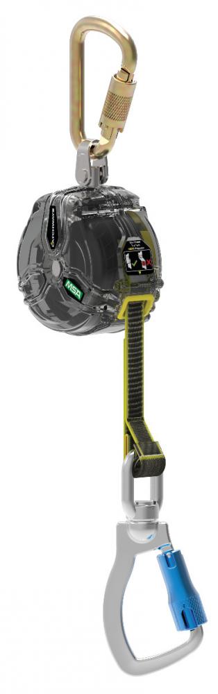V-TEC WEB PFL, 10&#39; (3m), single-leg, aluminum swivel carabiner, steel carabiner