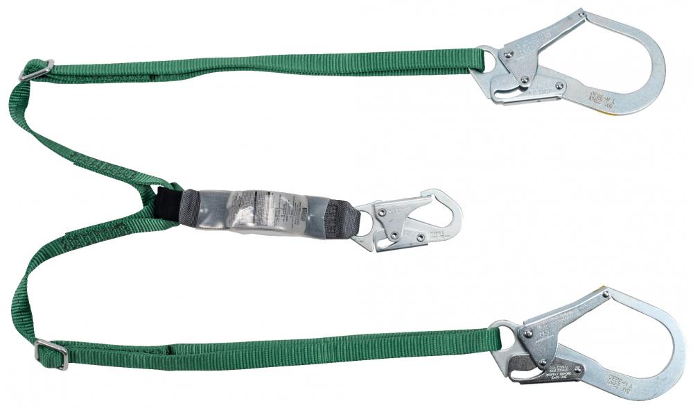 V-Series standard twin-leg adjustable energy absorbing lanyard, 6&#39;,36CL large sn