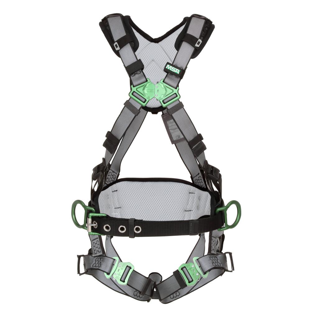 V-FIT Construction Harness, Super Extra Large, Back, Hip & Shoulder D-Rings, Qui