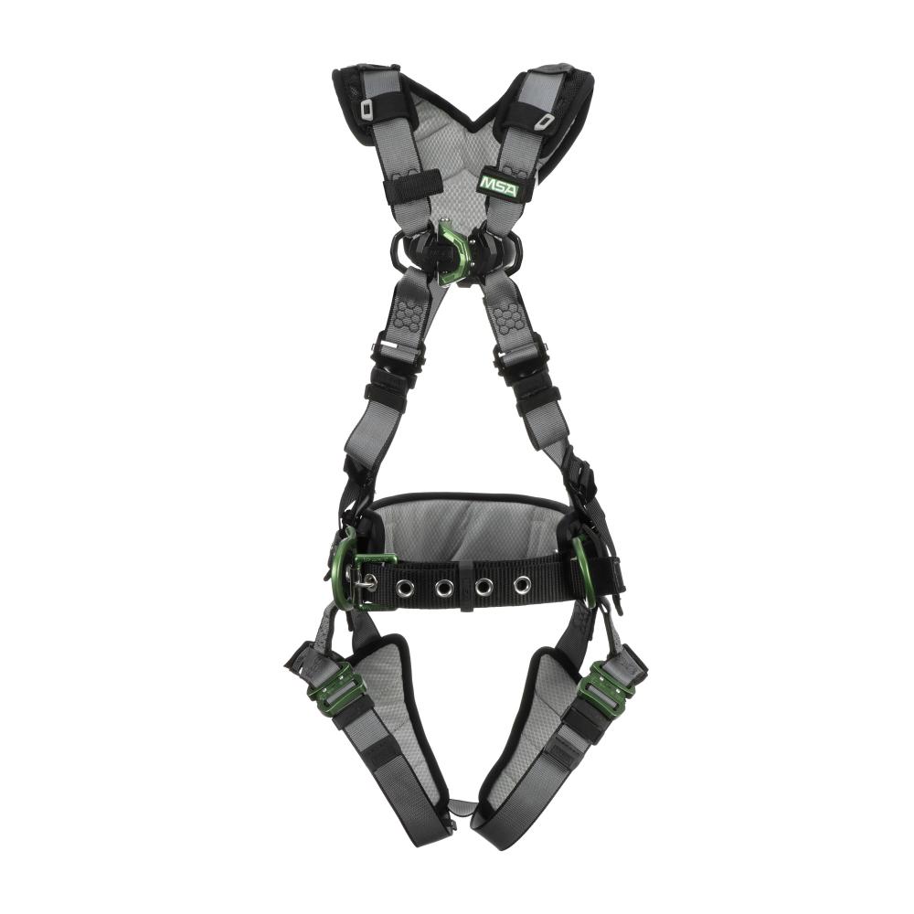 V-FIT Construction Harness, Extra Large, Back & Hip D-Rings, Quick-Connect Leg S