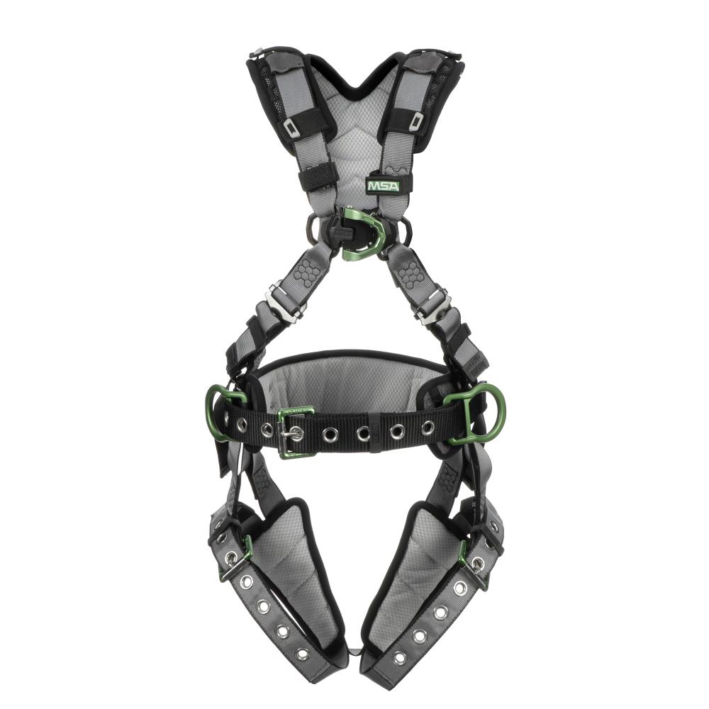 V-FIT Construction Harness, Extra Large, Back, Chest & Hip D-Rings, Tongue Buckl