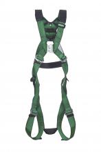 MSA Safety 10207679 - V-FORM Harness, Extra Small, Back D-Ring, Qwik-Fit Leg StrapsQuick Connect Chest