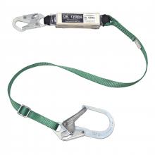 MSA Safety 10211486 - V-SERIES 12FT Free Fall/Heavy Worker single leg energy absorbing lanyard, 6'larg