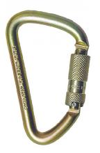 MSA Safety 506572 - Steel Carabiner, 7/8" gate opening, Auto-Locking