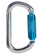 MSA Safety SRCA613 - Aluminum Carabiner, 3/4" gate opening, Auto-Locking, Silver