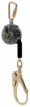 MSA Safety 63203-00BCA - V-TEC CABLE PFL, 10' (3m), single-leg, 36CLS snaphook, steel carabiner (top), CS