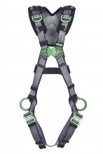 MSA Safety 10194885 - V-FIT Harness, Standard, Back, Hip and Shoulder D-Rings, Quick-Connect Leg Strap