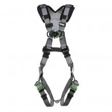 MSA Safety 10194862 - V-FIT Harness, Super Extra Large, Back & Chest D-Rings, Quick-Connect Leg Straps