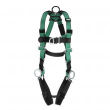 MSA Safety 10197437 - V-FORM Harness, Extra Large, Back, Chest & Hip D-Rings, Qwik-Fit Leg Straps