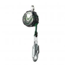 MSA Safety 63013-00ECA - V-TEC WEB PFL, 10' (3m), single-leg, 36CS snaphook, steel carabiner (top), Clear