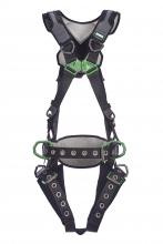 MSA Safety 10211328 - V-FLEX Harness, Construction, Extra Small, Back D-Ring, Hip D-Rings, Tongue Buck