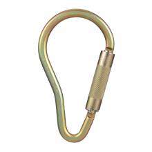 MSA Safety 10089209 - Steel Carabiner, 2.1" Gate Opening, Auto-Locking, ANSI Z359.12