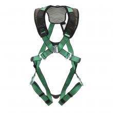 MSA Safety 10206103 - V-FORM+ Harness, Super Extra Large, Back D-Ring, Quick Connect Leg Straps