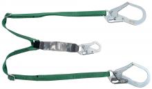 MSA Safety 10188101 - V-Series standard twin-leg adjustable energy absorbing lanyard, 6',36CL large sn