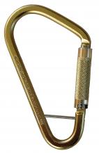 MSA Safety SRCC740 - Steel Carabiner, 2" Gate Opening, Auto-Locking, Captive Pin, ANSI Z359.12